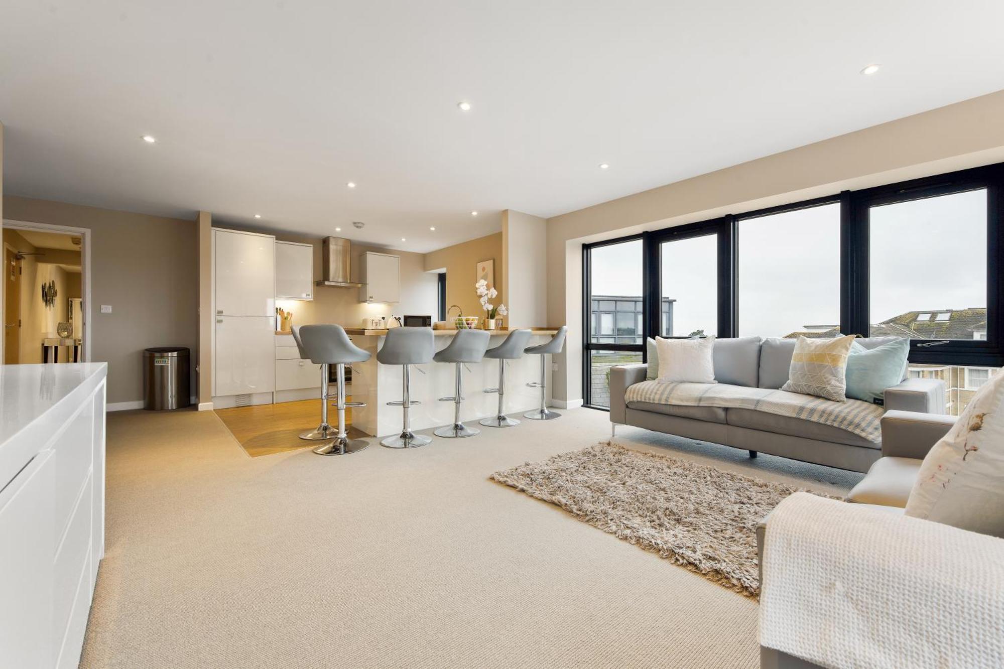 Apartament Westcliff Penthouse With Sea Views And Balcony Bournemouth Zewnętrze zdjęcie