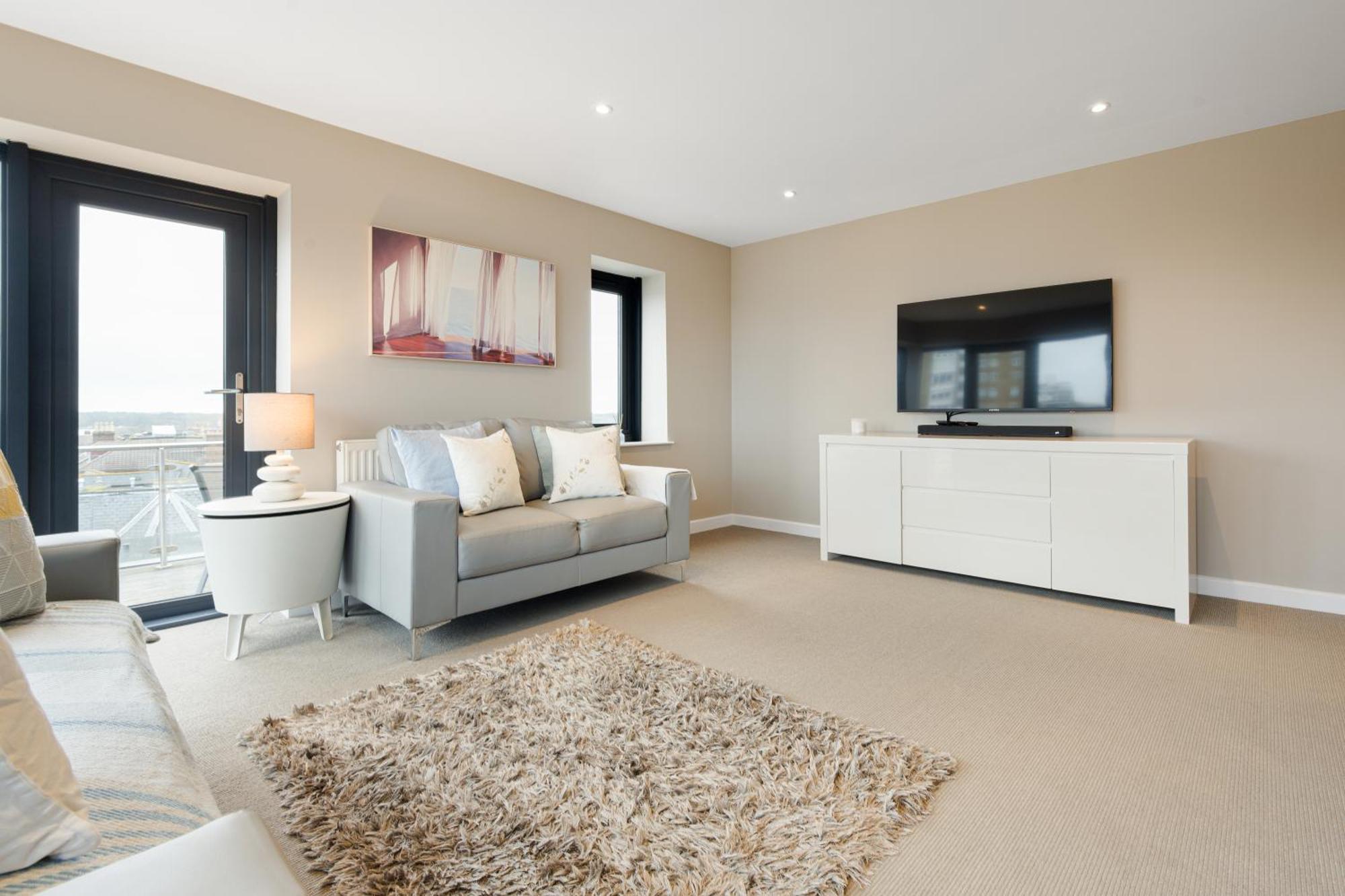 Apartament Westcliff Penthouse With Sea Views And Balcony Bournemouth Zewnętrze zdjęcie